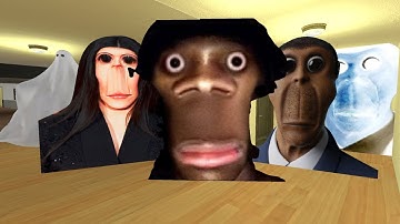 POV HI MY NAME IS AUUGHH ROSHALIA OBUNGA AND CRAZY NEXTBOTS #garrysmod #yoshiegaming