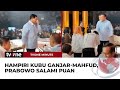 Momen Prabowo Subianto Salami Puan Maharani saat Jeda Debat Ketiga Pilpres | tvOne Minute