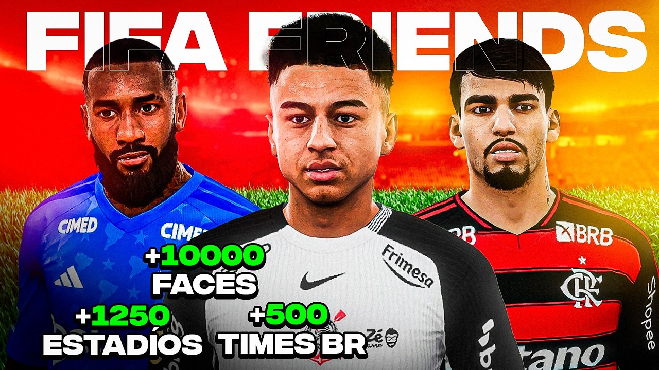 SAIU! O FIFA MAIS COMPLETO ATUALIZOU! Patch FIFA Friends V9 - YouTube