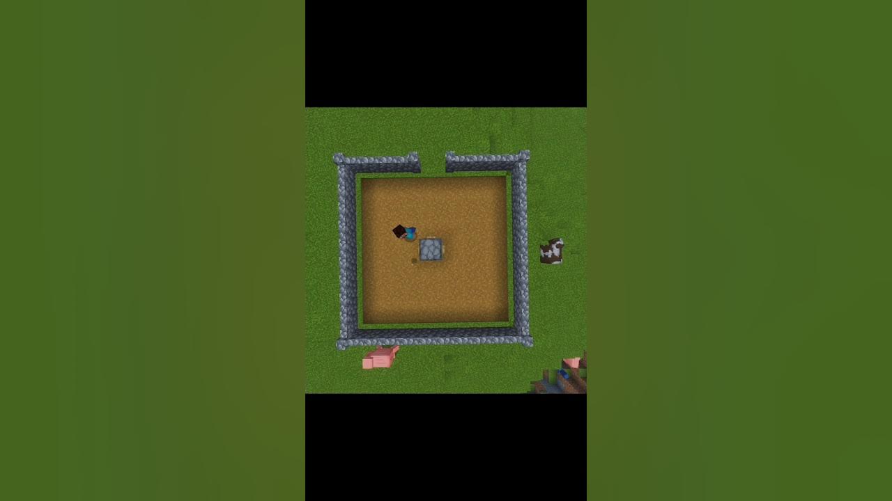 How to make an automatic farm in Minecraft 🔥 ⚡ shorts minecraft YouTube