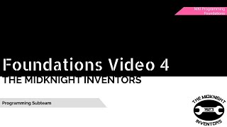 FRC Programming Foundations - Video 4