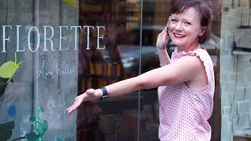 Florette Window Display at Embiggen Bookstore