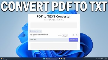 How To Convert PDF File to TXT File In Minutes