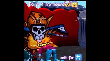 #short #freefire🔥.Raistar op headshot 😈 Raistar vs 4 pro players 👹👹Raistar||Gyan gaming🙄 #raistar