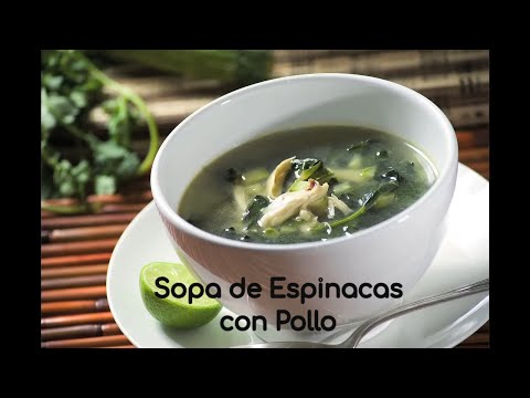 Vídeo: Sopa D’espinacs De Pollastre