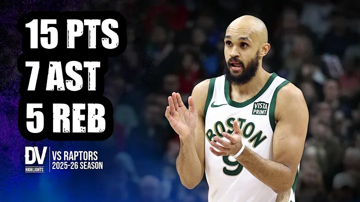 Derrick White vs Raptors 15 pts 7 ast 5 reb | Dec 20, 2025 | Regular Season