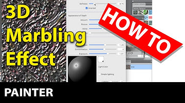 Corel Painter : How To 3D Marble Effect Tutorial | Graphicxtras