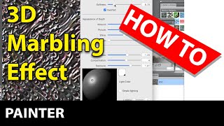 Corel Painter : How To 3D Marble Effect Tutorial | Graphicxtras