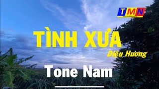 [KARAOKE] Tình xưa (Boston - Diệu Hương) – Tone Nam (Cm) – #coverbytmn