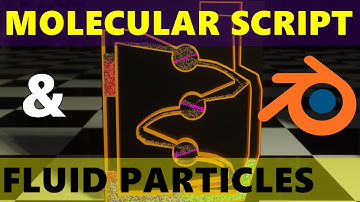 Molecular Script & Fluid Particles Pump - Blender