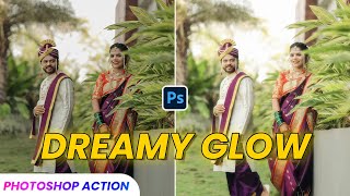 Photoshop Action For Dreamy Glowing Wedding Portraits screenshot 1