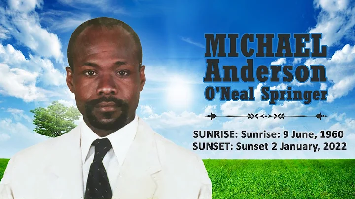 Celebrating The Life of Michael Anderson O'Neal Sp...