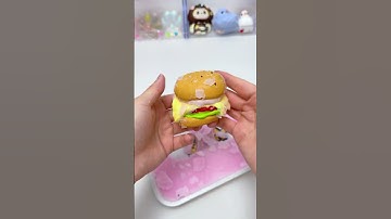 🍔+🐹..... 💥#tabasquishy #toys #squishy #asmr #stressrelief #handmade #diy #hamster #hamburger