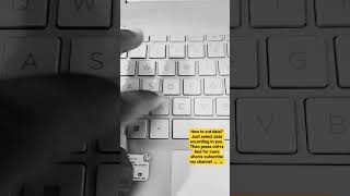 #edit #technology #to cut data items #shorts #youtubeshorts