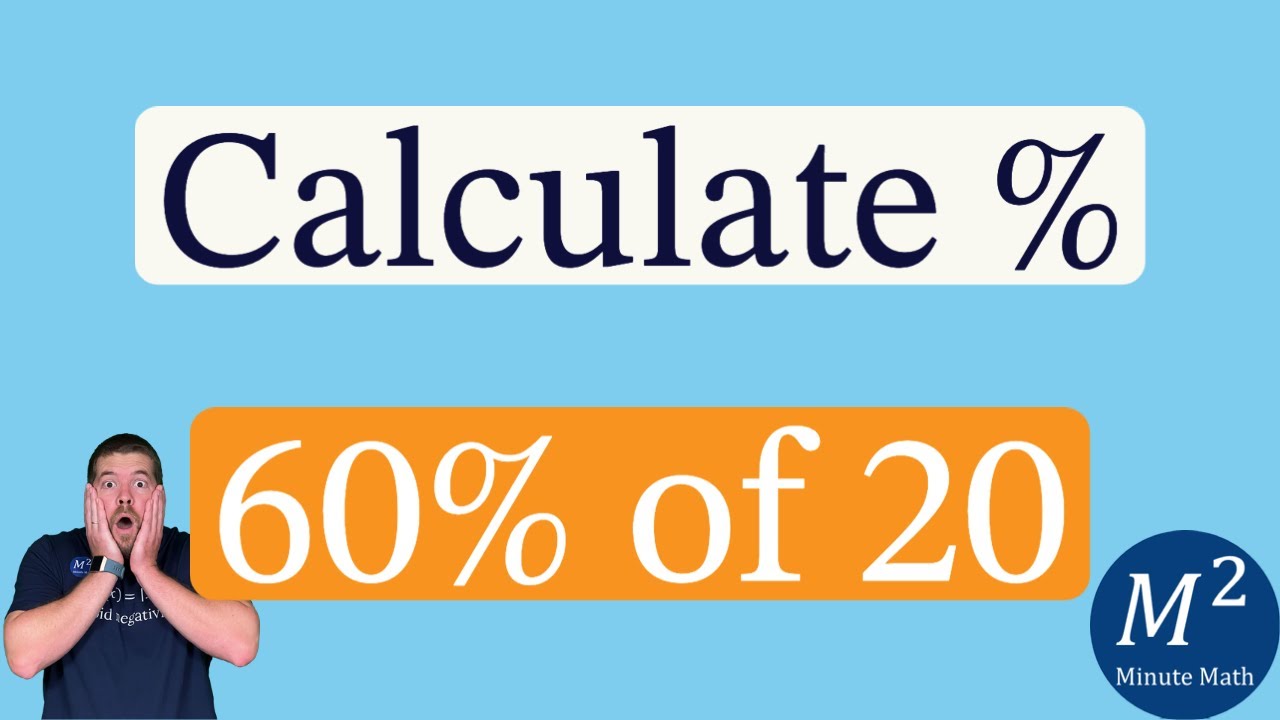 Quanto é 20% de 60? #math #porcentagem #aprendanotiktok