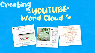 ChatGPT 유튜브 워드 클라우드 만들기