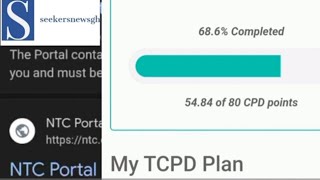 How to check and download your CPD Points on the NTC Teachers Portal Ghana.