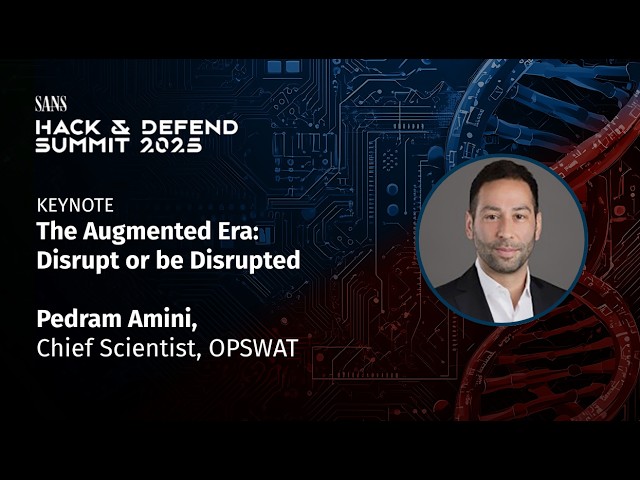 Keynote | The Augmented Era: Disrupt or be Disrupted