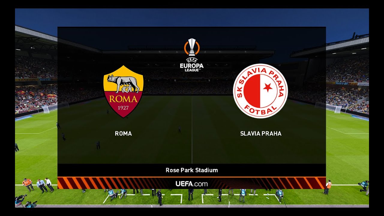 AS Roma v Slavia Prague, Europa League, Football