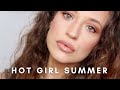 HOT GIRL SUMMER MAKEUP TRANSFORMATION | SOFT GLAM MAKEUP LOOK TUTORIAL | EVERYDAY MAKEUP HOW TO