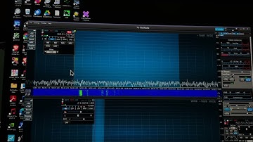 Demonstration is SmartSDR v4.0.1 DSP noise solutions while in Digital mode.