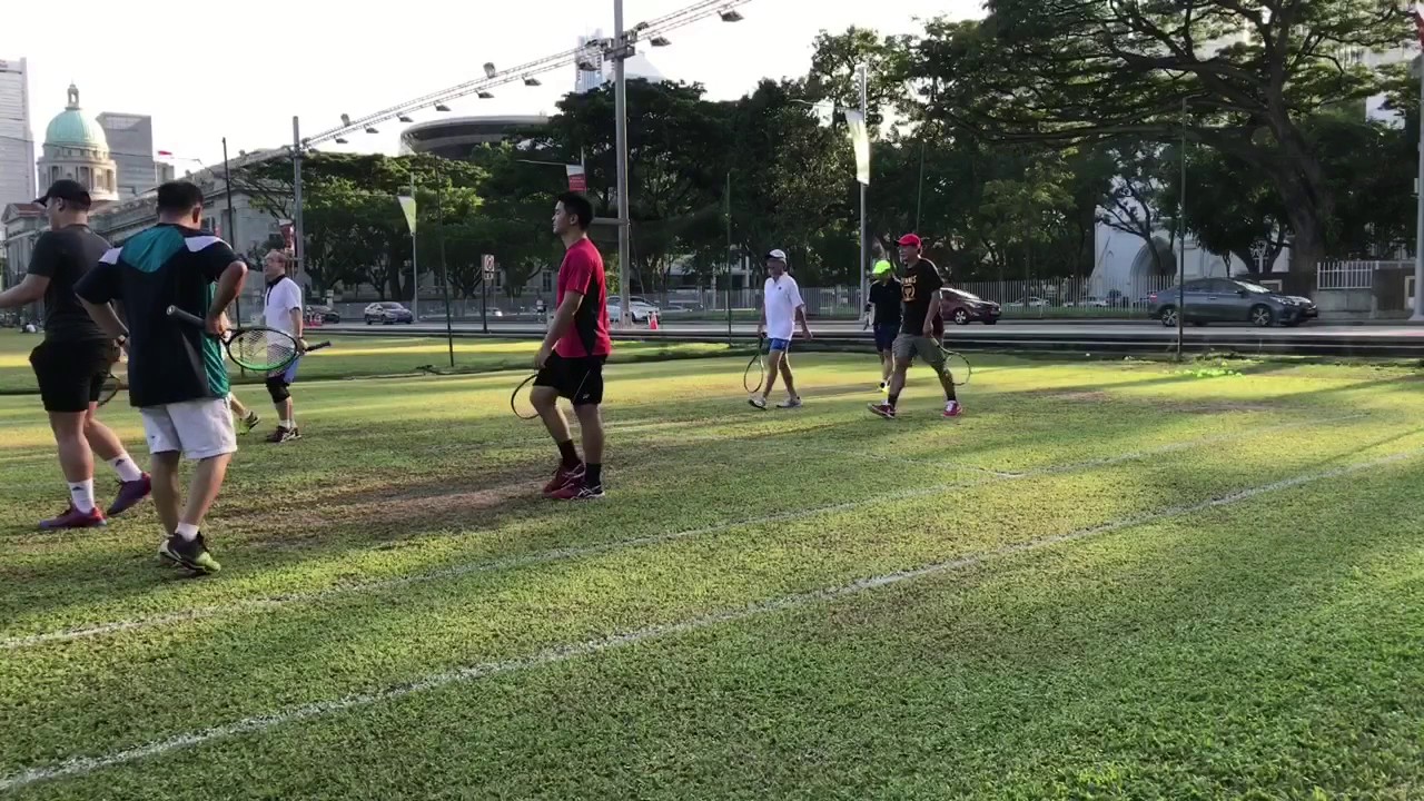Tennis training at SRC - YouTube