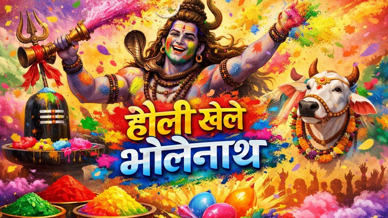  होली खेले भोलेनाथ | Mahadev Holi Special 2026 | Shiv Shankar Holi🔱🌈| Mahadev Holi song 