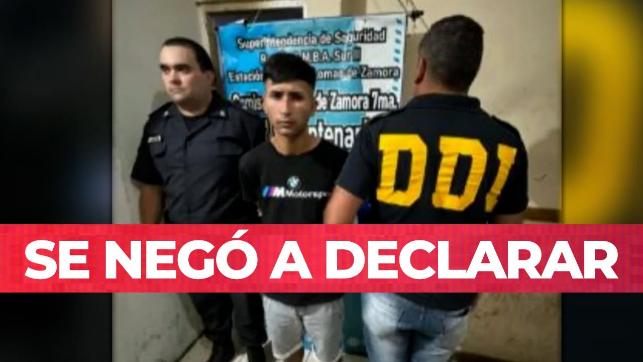 DETUVIERON A UN SOSPECHOSO Y SE NEGÓ A DECLARAR - CRIMEN DE UMMA - YouTube