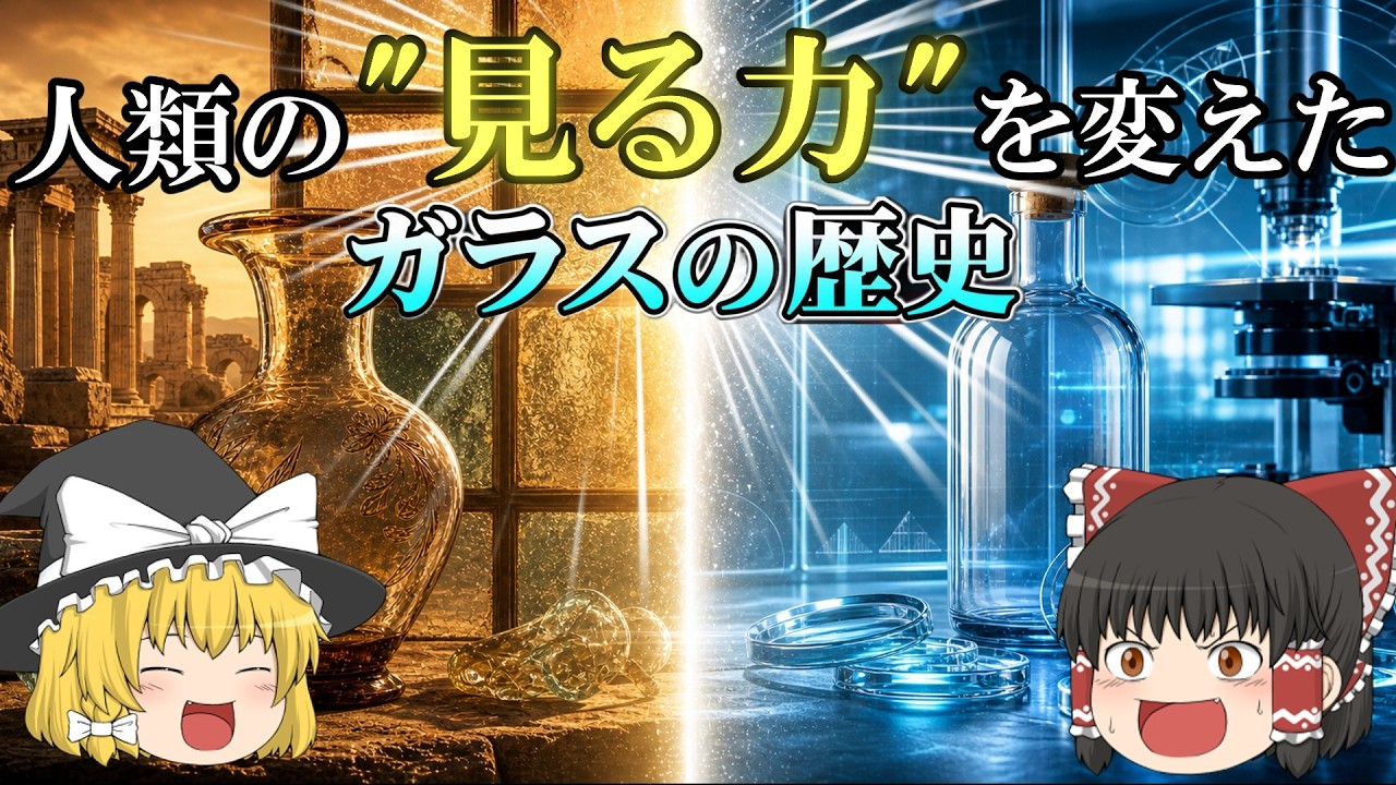 昭和レトロ当時物 なぜなに 発明と発見 10 Yukkuri Commentary] How Glass Transformed Humanity's 