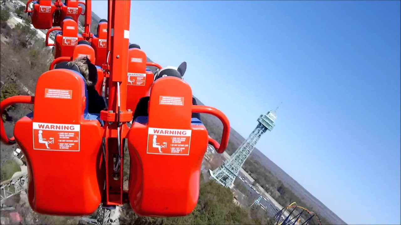Kings Dominion WindSeeker / On Ride POV / March 29, 2015 YouTube