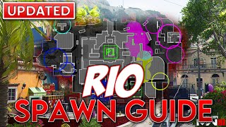 RIO Hardpoint SPAWN GUIDE in MW3 RANKED PLAY!