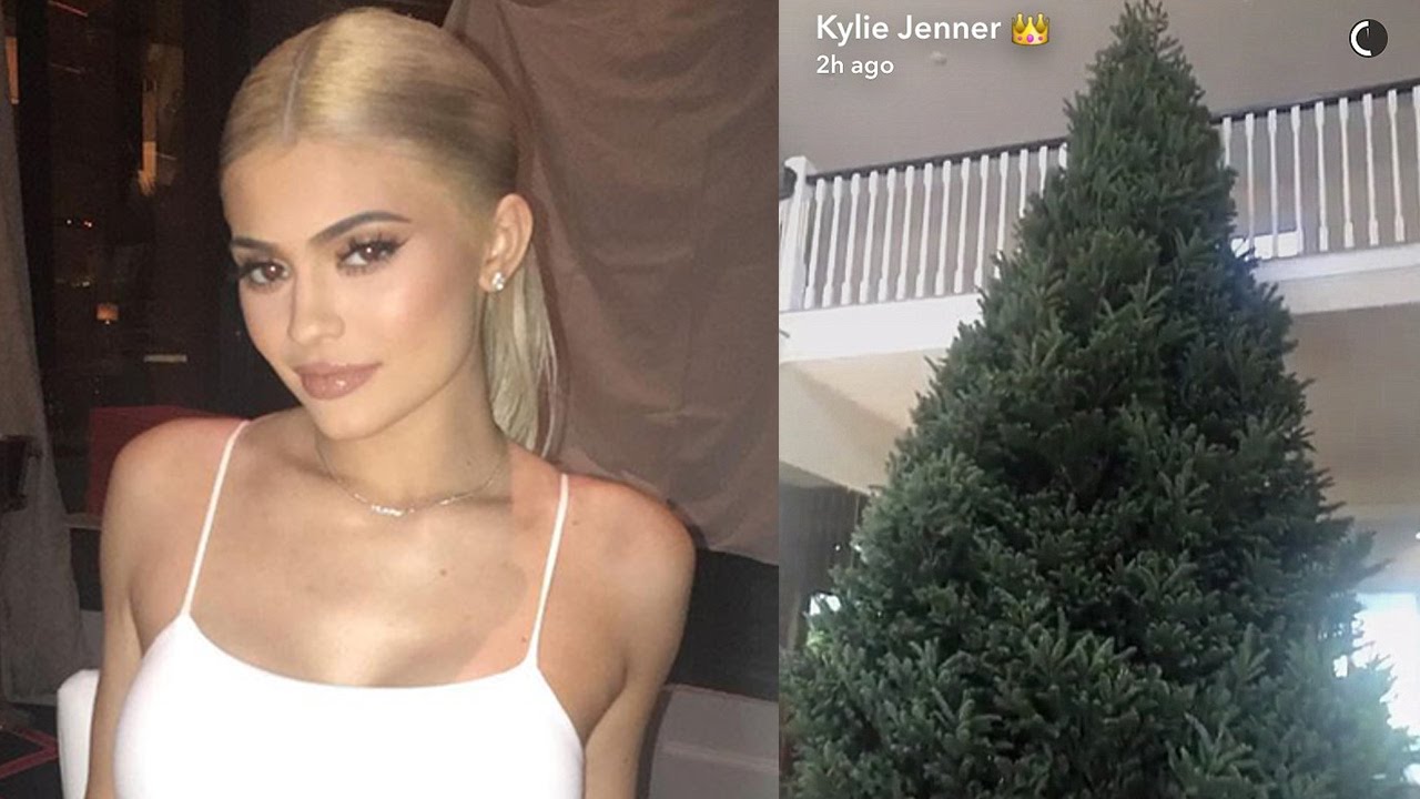 Kylie Jenner Gets In The Holiday Spirit With MASSIVE Christmas Tree