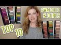 RIMMEL MAGNIF'EYES EYESHADOW PALETTES COLLECTION, TOP 10, SWATCHES, DUPES