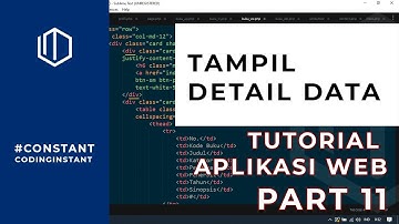 #PART11 APLIKASI BERBASIS WEB  -TAMPILAN DETAIL DATA PHP