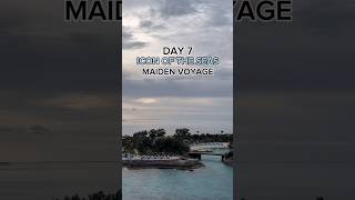 Day 7: Icon of the Seas Maiden Voyage (Part 1) #shorts