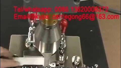 velcro straps ultrasonic welding machine