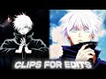 Iconic satoru gojo raw clips for editing jujutsu kaisen season 1