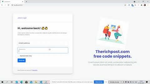 Vue 3 Bootstrap 5 User Login Register Forms Working Demo