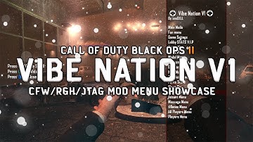 Black Ops 2 Vibe Nation V1 Zombies Mod Menu [CFW/RGH/JTAG] (FREE DOWNLOAD)