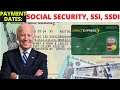 Exact dates Social Security, SSI and SSDI! PAID in March!