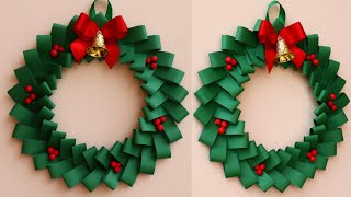 DIY Christmas Wreath/Christmas Wreath from Paper/How to make Christmas Wreath/Christmas Decoration screenshot 5
