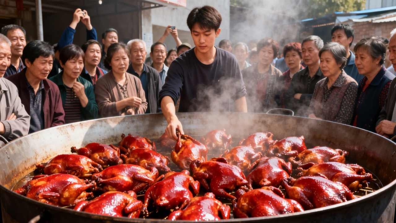 沉浸式带你体验我在昆明卖大锅腊肉#廣园烧腊#美食#美食分享