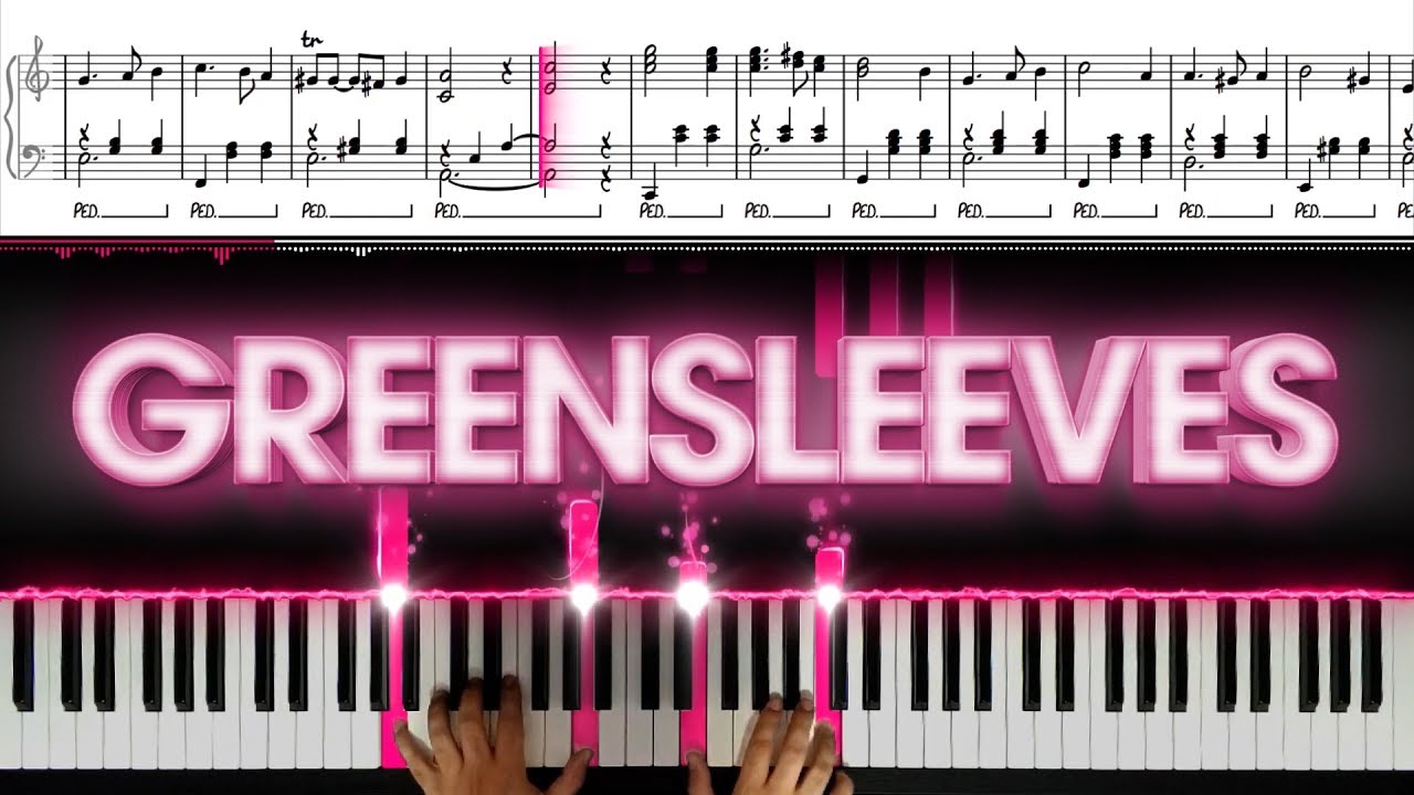 Greensleeves Piano Sheet Music Youtube