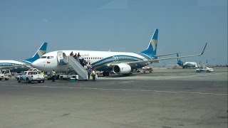 Oman Air B737-900ER Flight Review: Hyderabad to Muscat WY236 [HD]