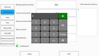 Variable text marking operation-Portable Handheld Fiber Laser Marking Machine