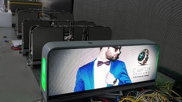 Android Based Control System P5 Taxi Topper Led Sign With E10 Control Card