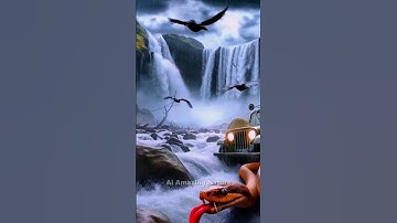 AI Nature Exploration | Python in Amazon | AI Nature Scenery #shorts #trending #wow