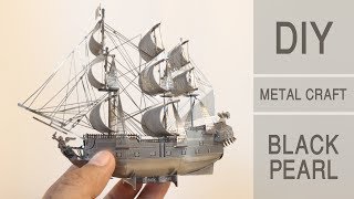 3D Metal Model Kit BLACK PEARL Nano Puzzle