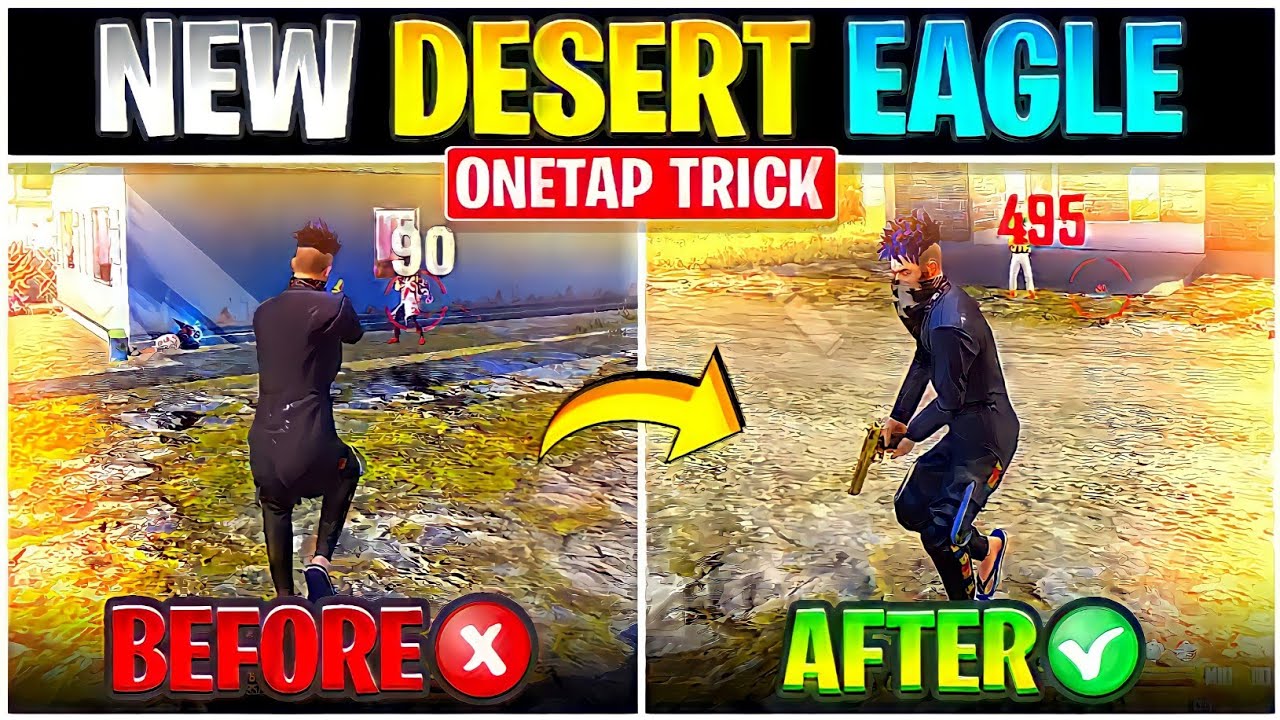 New Desert Eagle Headshot Trick🔥| New One Tap Headshot Trick|New ...