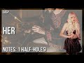 How to play Her by Minnie on Tin Whistle (Tutorial)